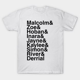 Firefly Helvetica List T-Shirt